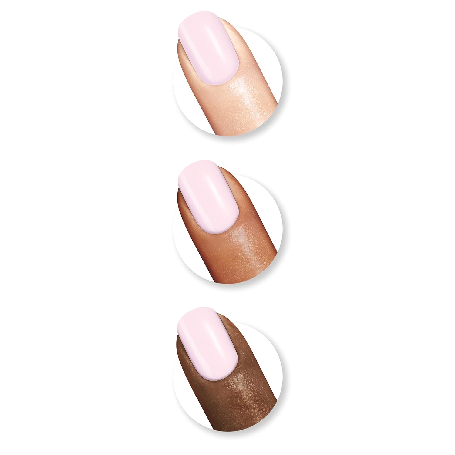 Sally Hansen Miracle Gel Little Peony bottle and swatch light pink - 3