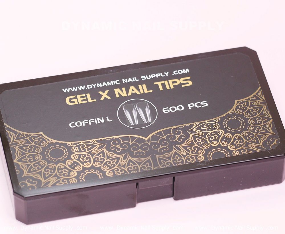 Clear coffin full cover soft gel tips - 7
