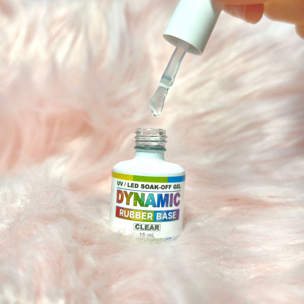 Clear rubber base gel bottle - 4