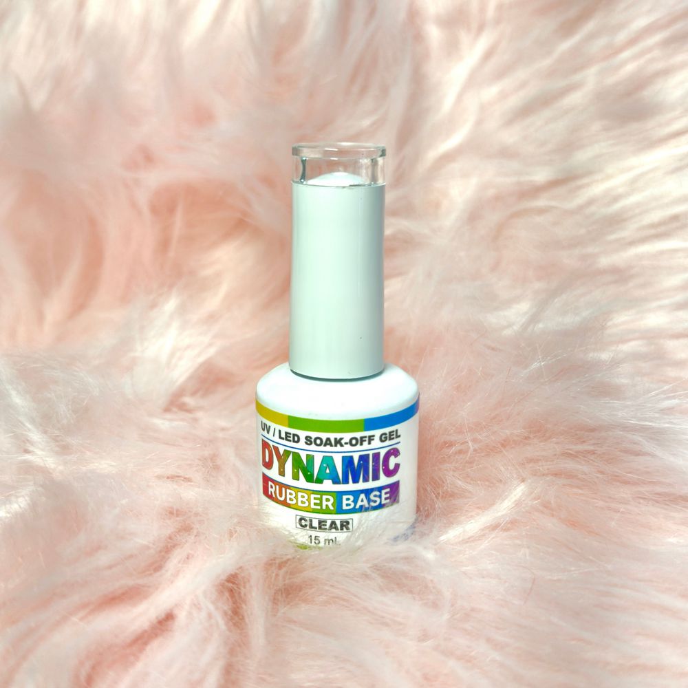 Clear rubber base gel bottle - 5