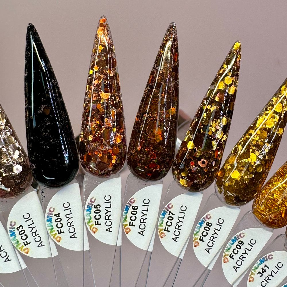 Fall acrylic powder jars - 4