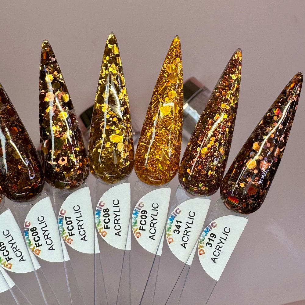 Fall acrylic powder jars - 5