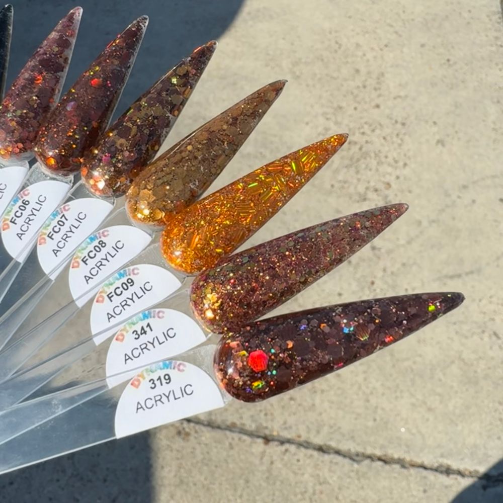 Fall acrylic powder jars - 9