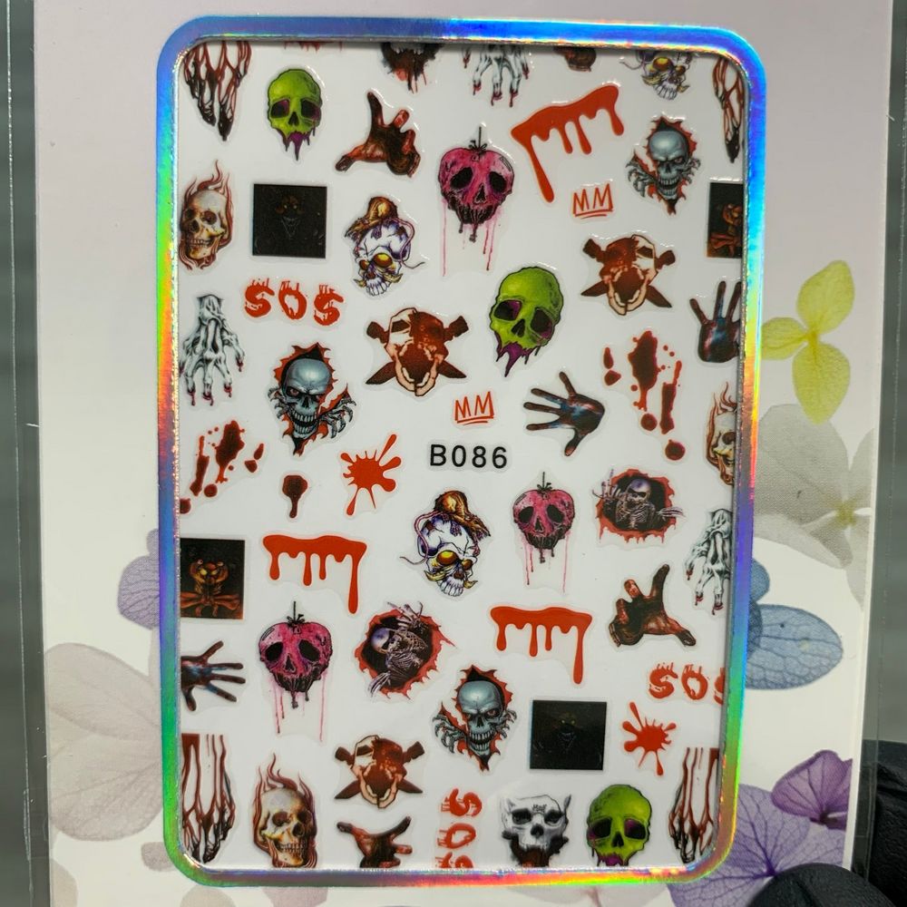 Halloween nail art stickers B series - 3