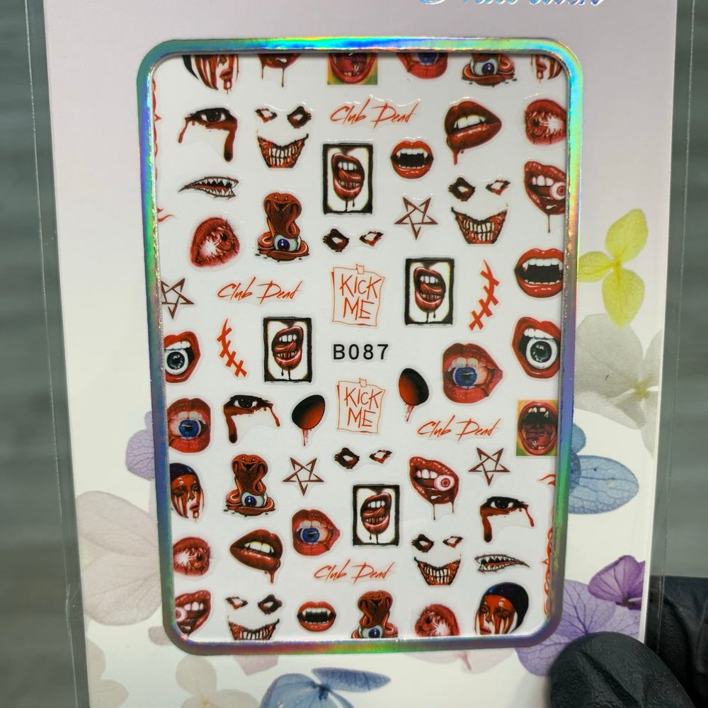 Halloween nail art stickers B series - 4