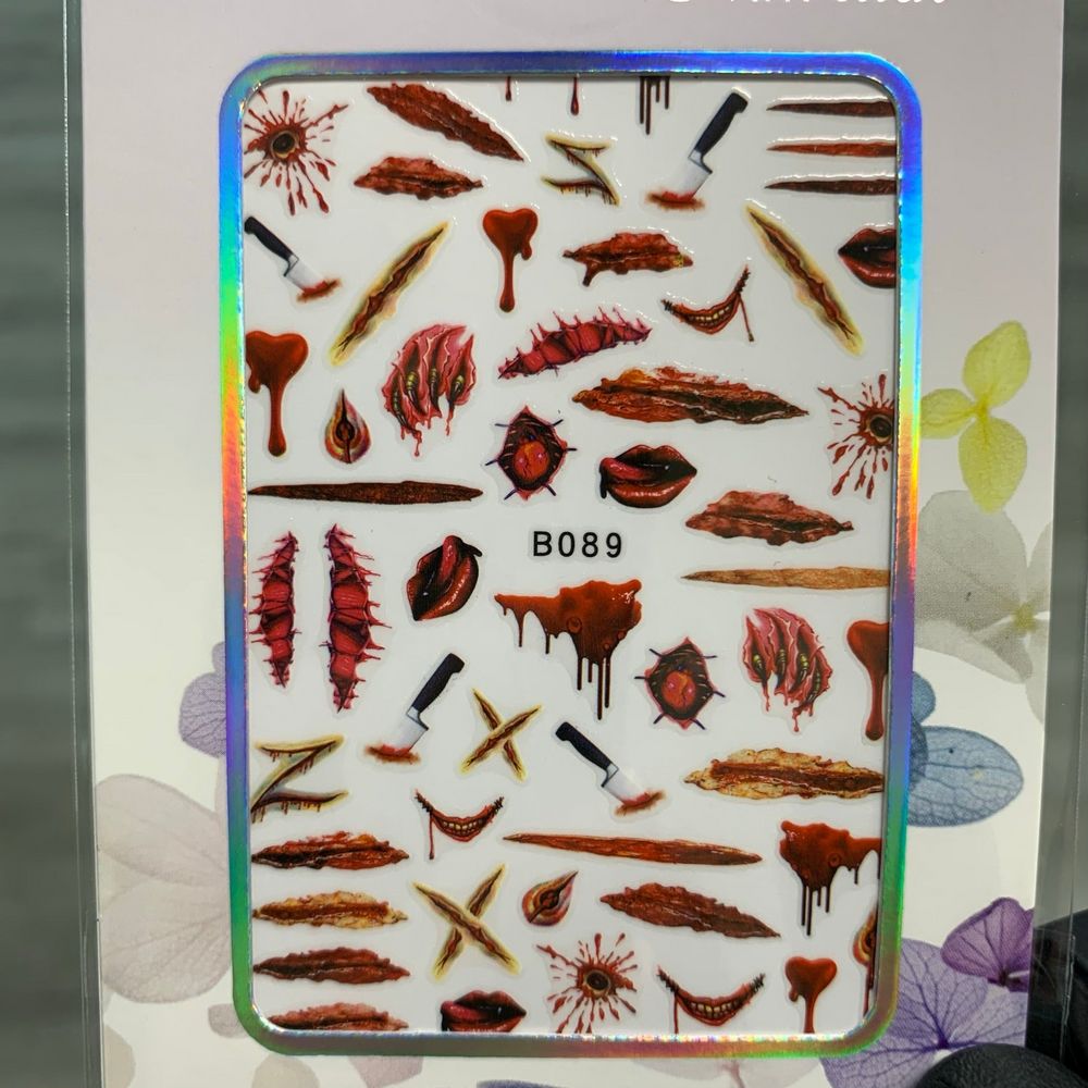 Halloween nail art stickers B series - 6