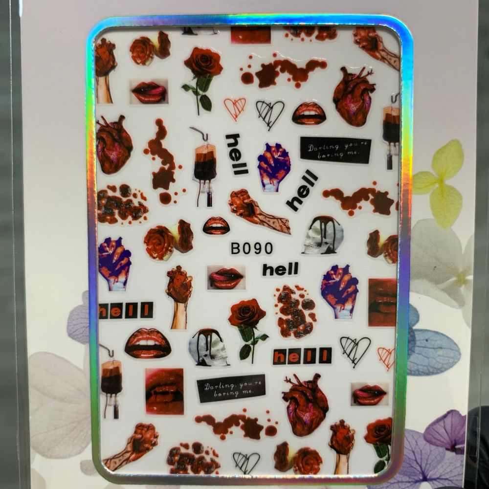 Halloween nail art stickers B series - 7
