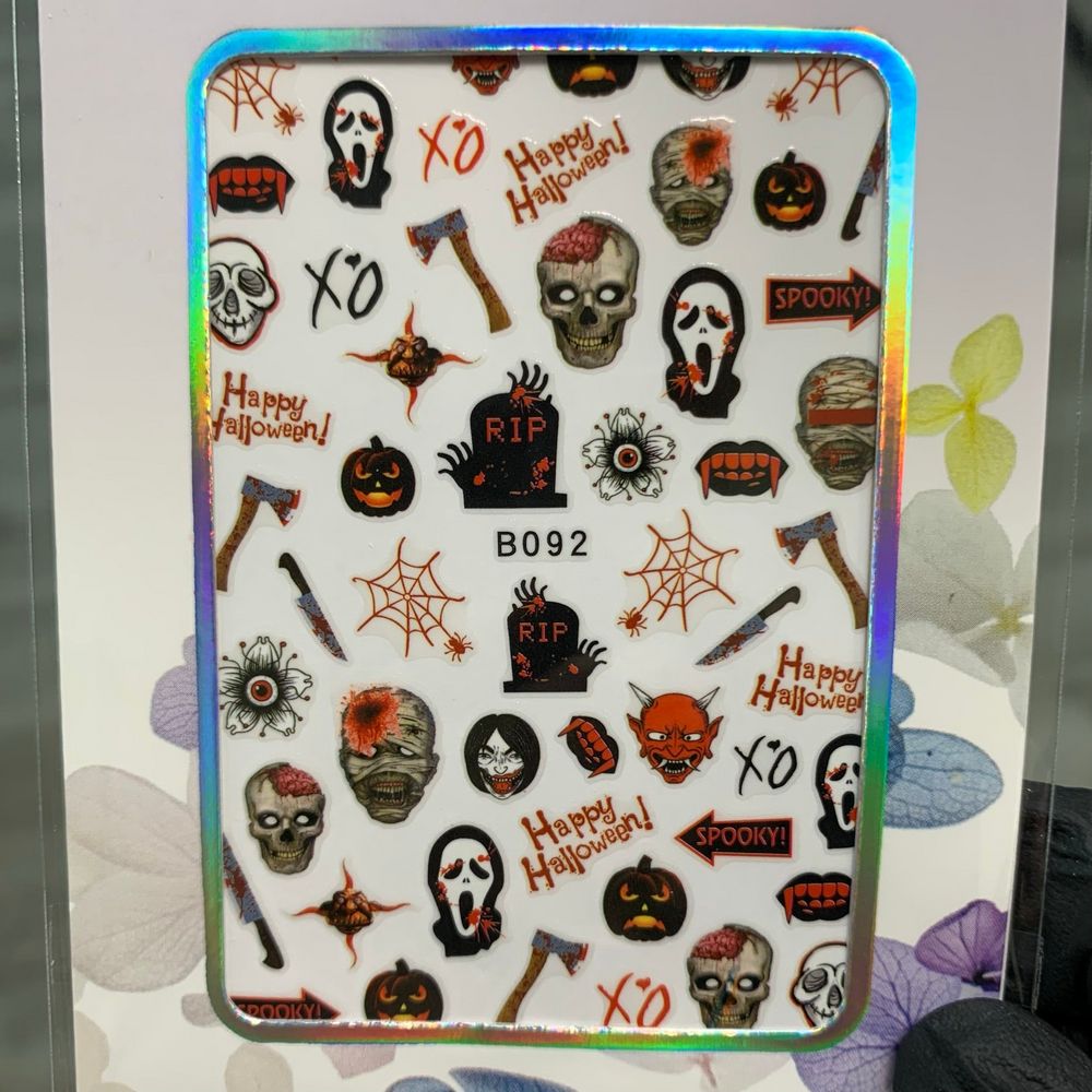 Halloween nail art stickers B series - 9