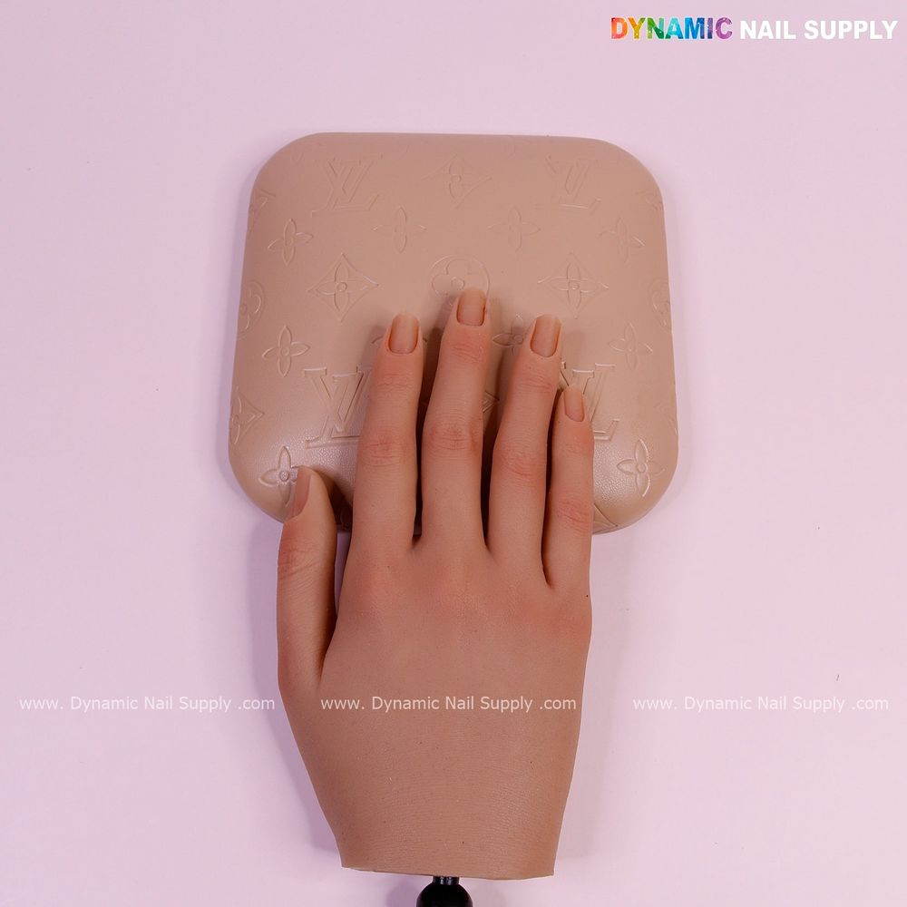 Sesame tan elbow rest pillow for nail techs - 3